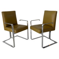 Pair of Rare Vladimir Kagan 1960s Arm Dining Chairs