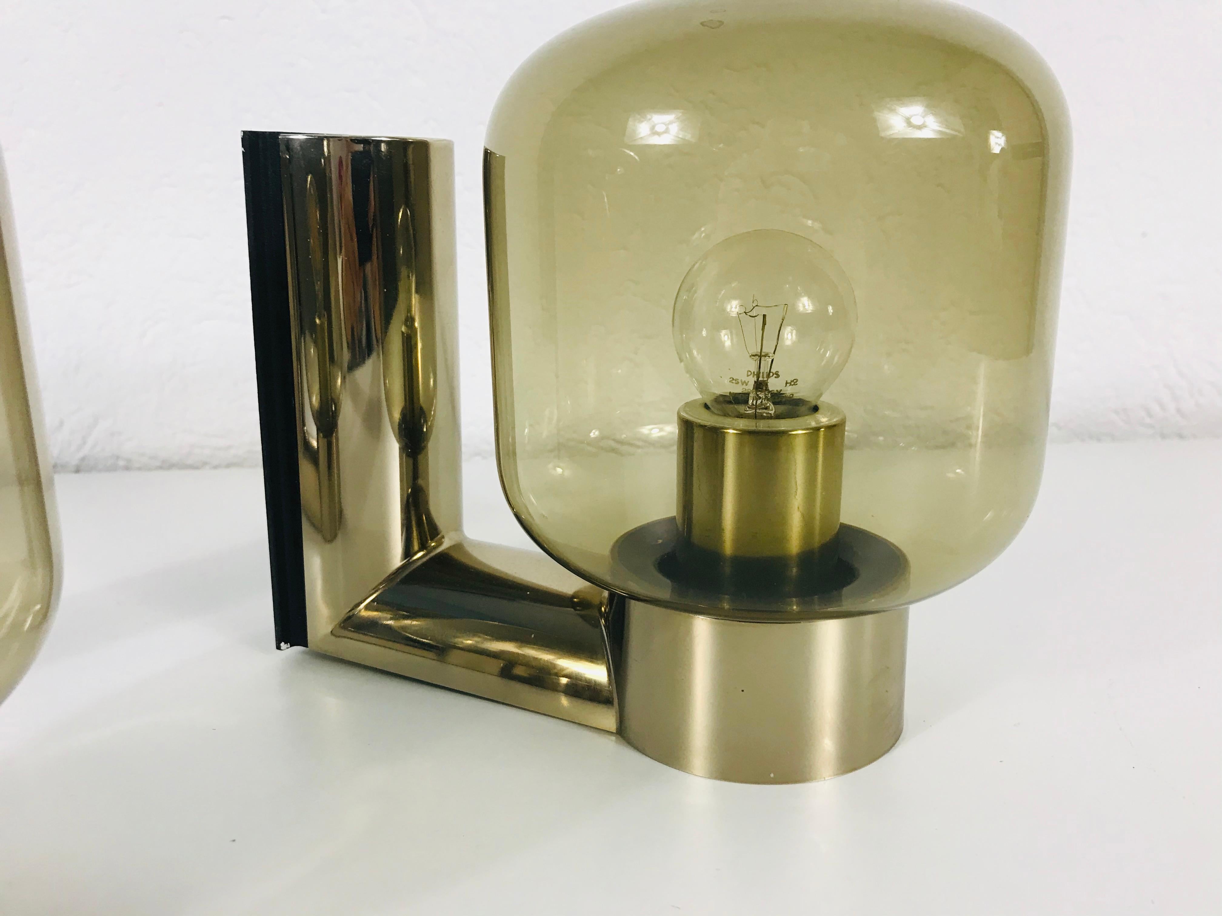 Pair of Rare Wall Lights by Motoko Ishii for Staff Leuchten, 1970 In Excellent Condition For Sale In Hagenbach, DE