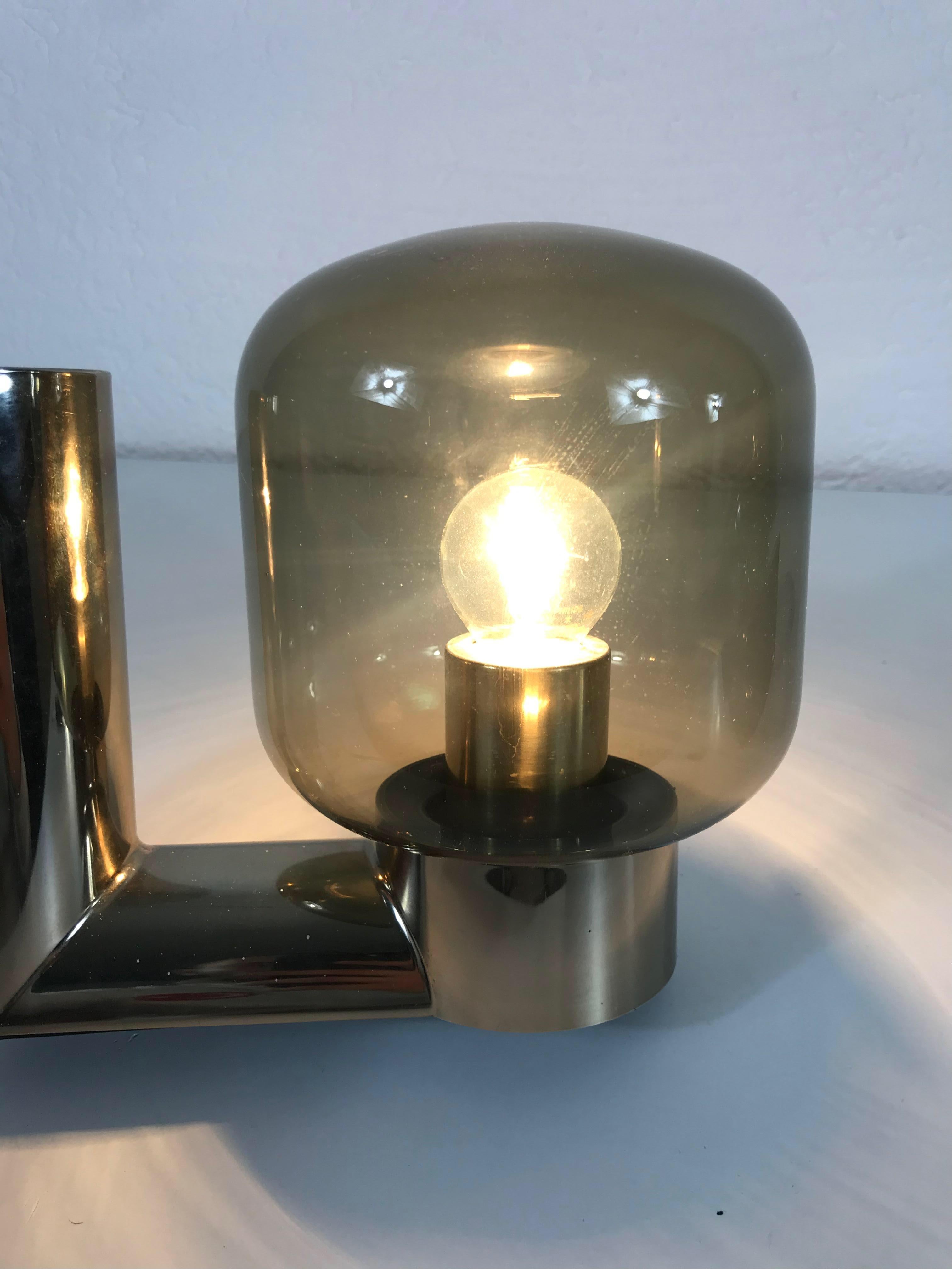 Pair of Rare Wall Lights by Motoko Ishii for Staff Leuchten, 1970 For Sale 1