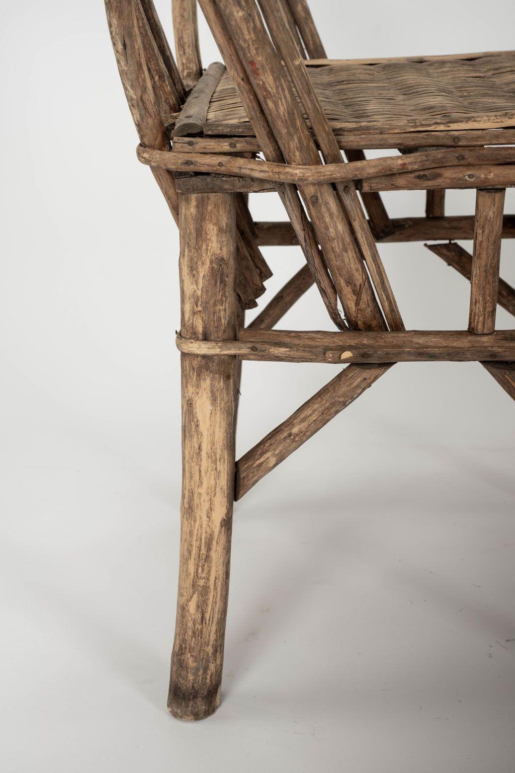 Coppia di poltrone in rattan in vendita 3