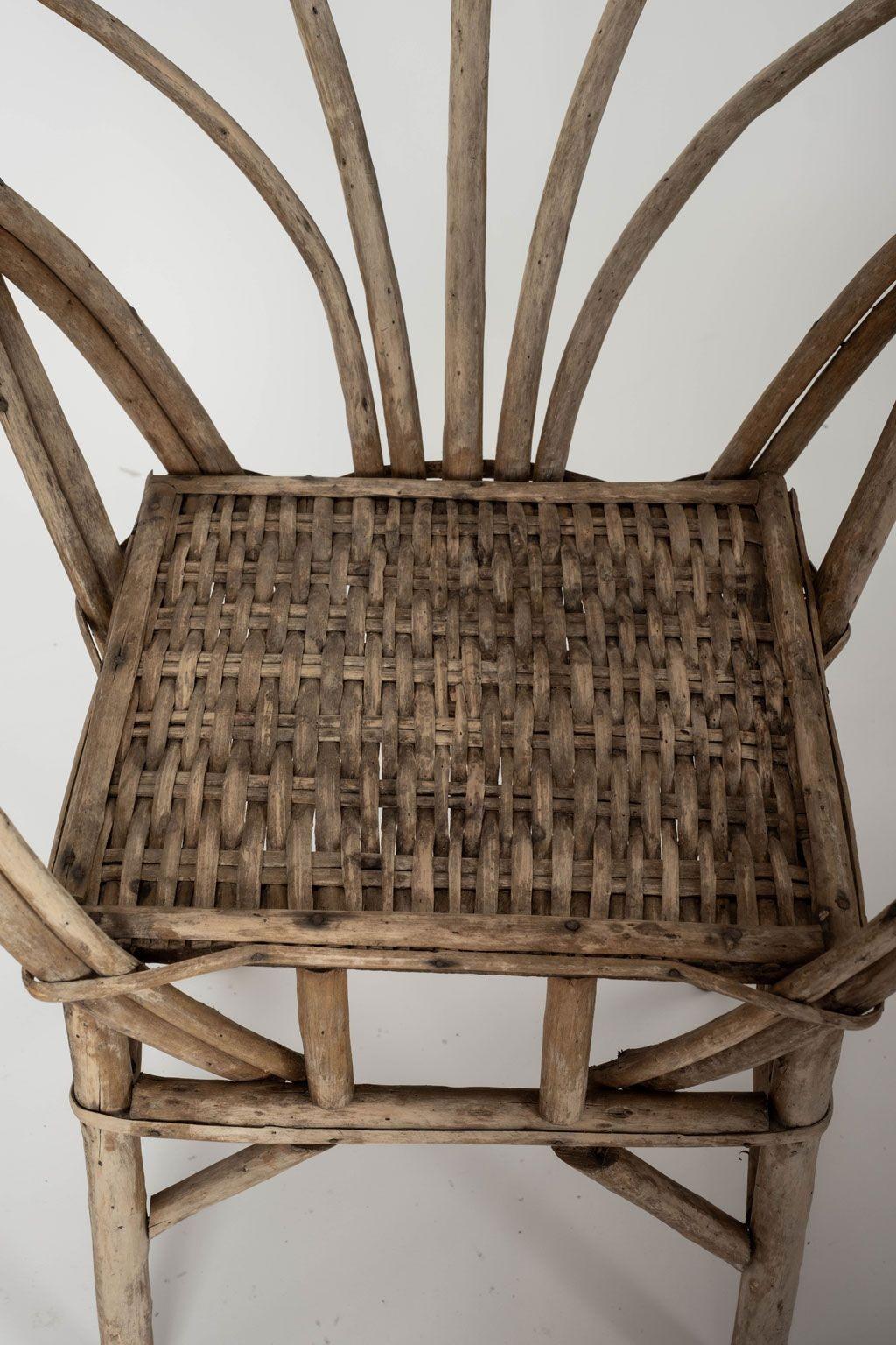 Coppia di poltrone in rattan in vendita 4