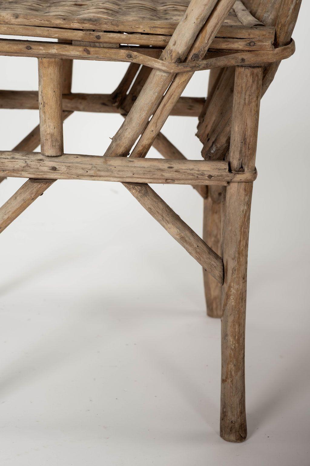Coppia di poltrone in rattan in vendita 5