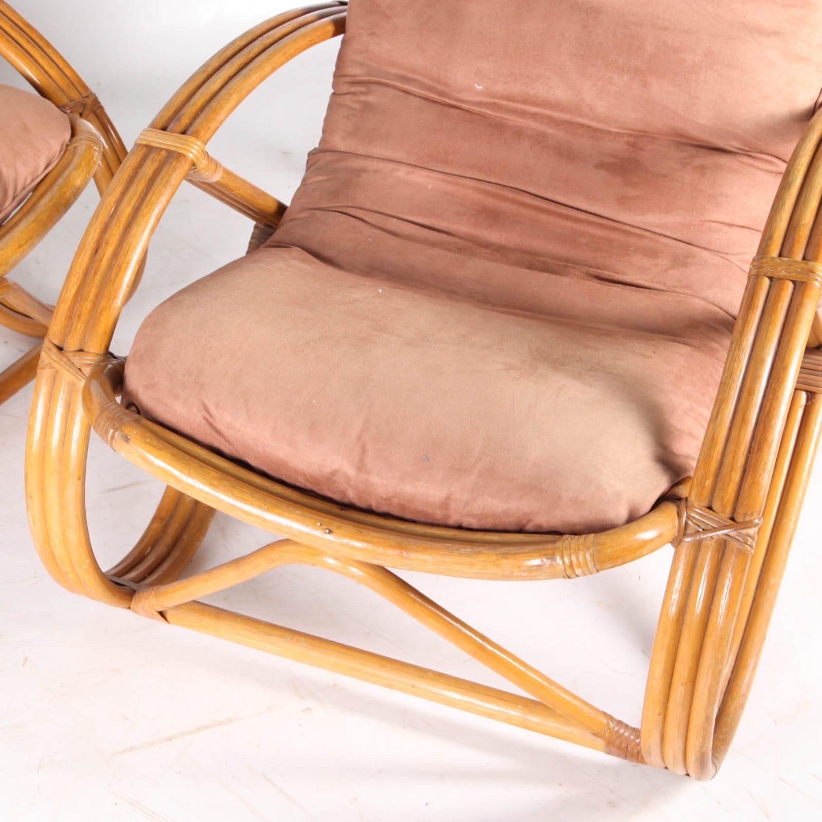 Rattan Coppia di poltrone 