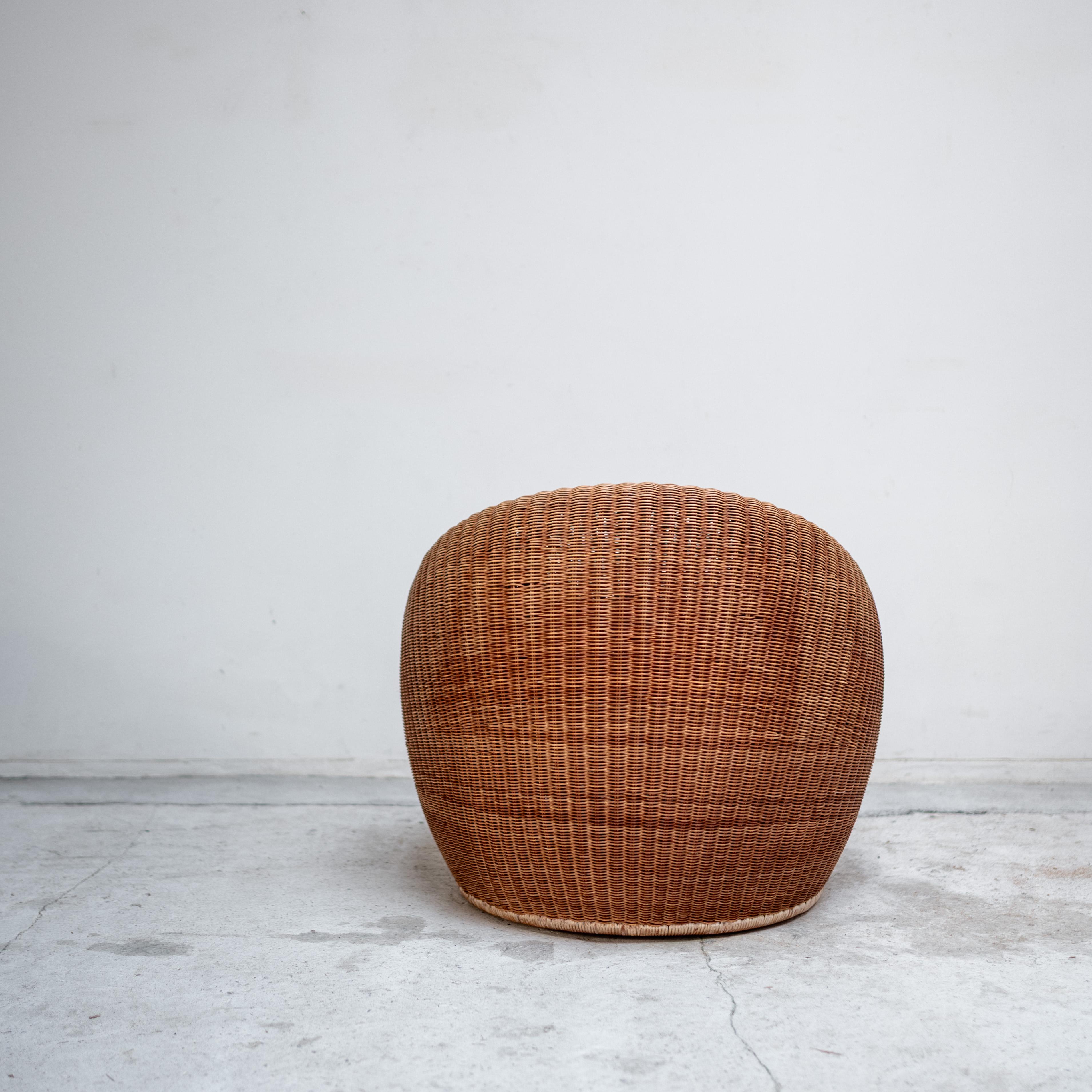 Paar Rattan-Loungesessel von Isamu Kenmochi, Japan, 1960er Jahre im Angebot 2