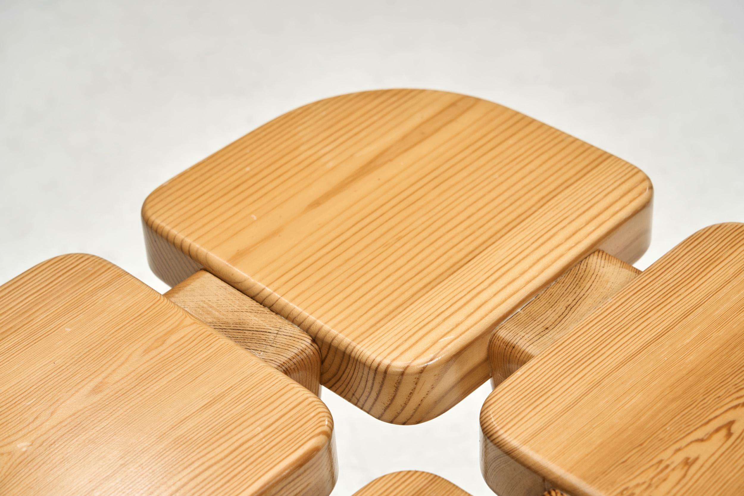 Paar Hocker „Apila“ von Rauni Peippo für Stockmann Orno, Finnland 1960er Jahre im Angebot 2