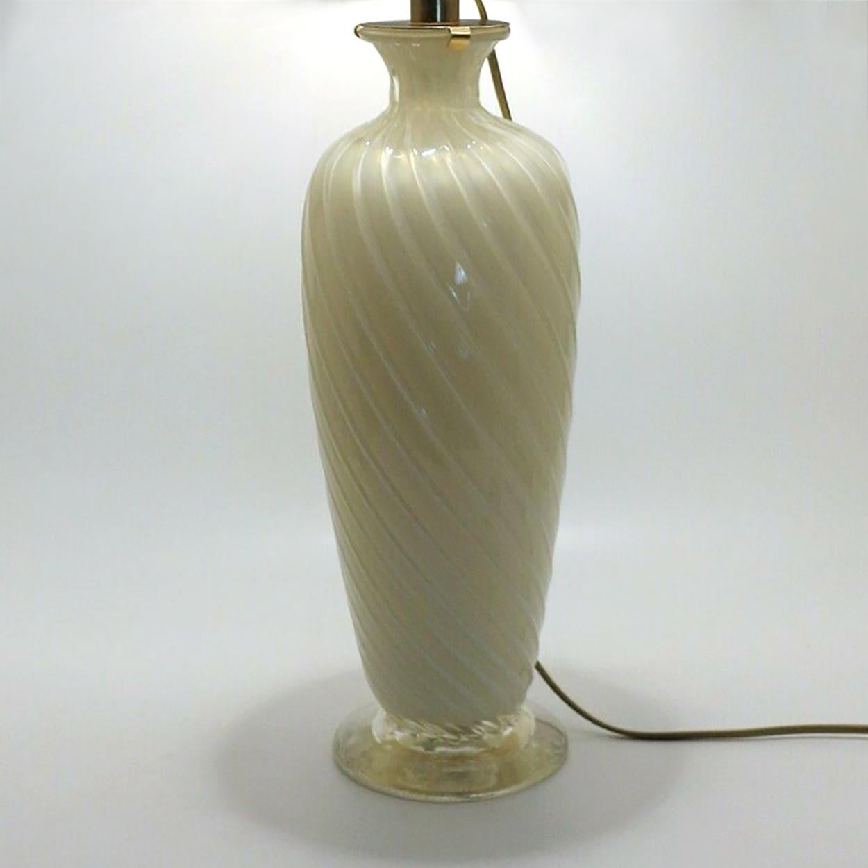 Pair of Ravagnan Gabiani Murano Table Lamps, Italy, 1960s In Good Condition For Sale In Rijssen, NL