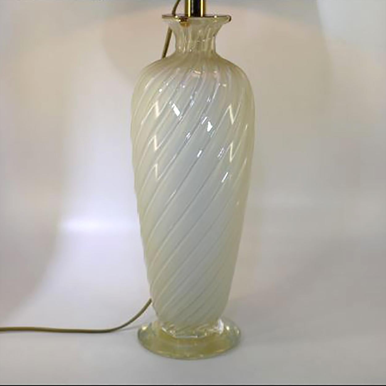Pair of Ravagnan Gabiani Murano Table Lamps, Italy, 1960s For Sale 1