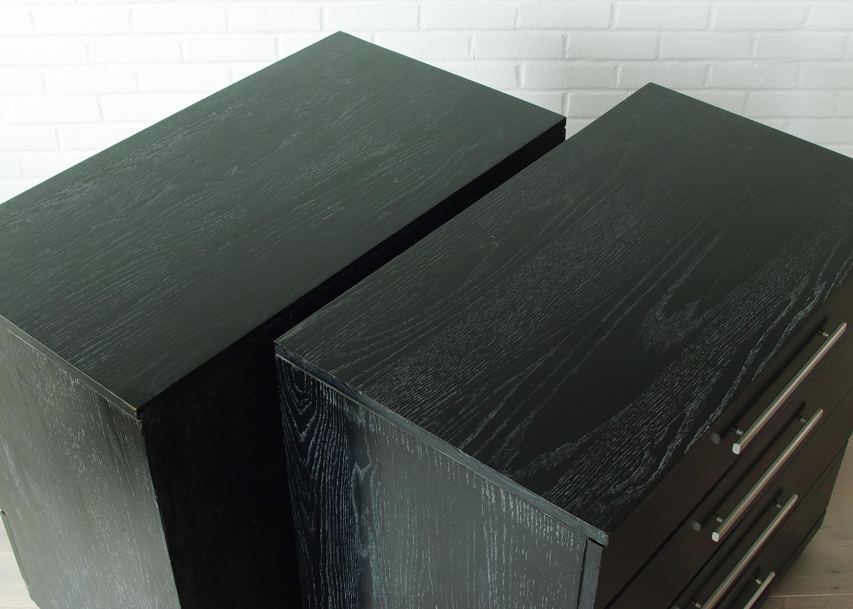 Coppia di cassettiere in Oak Oak di Raymond Loewy in vendita 3