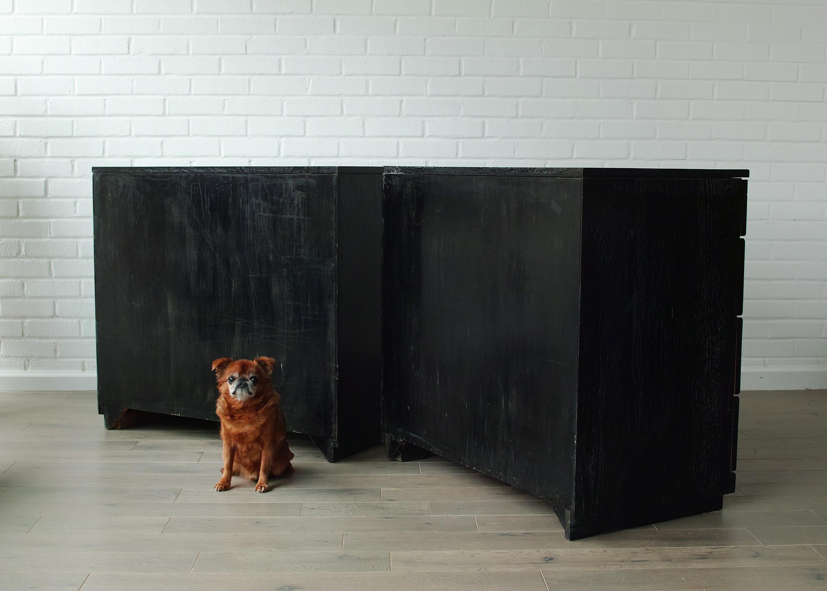 Legno Coppia di cassettiere in Oak Oak di Raymond Loewy in vendita