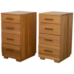 Pair of Raymond Loewy for Mengel Furniture Nightstand/Side Tables, circa 1950s