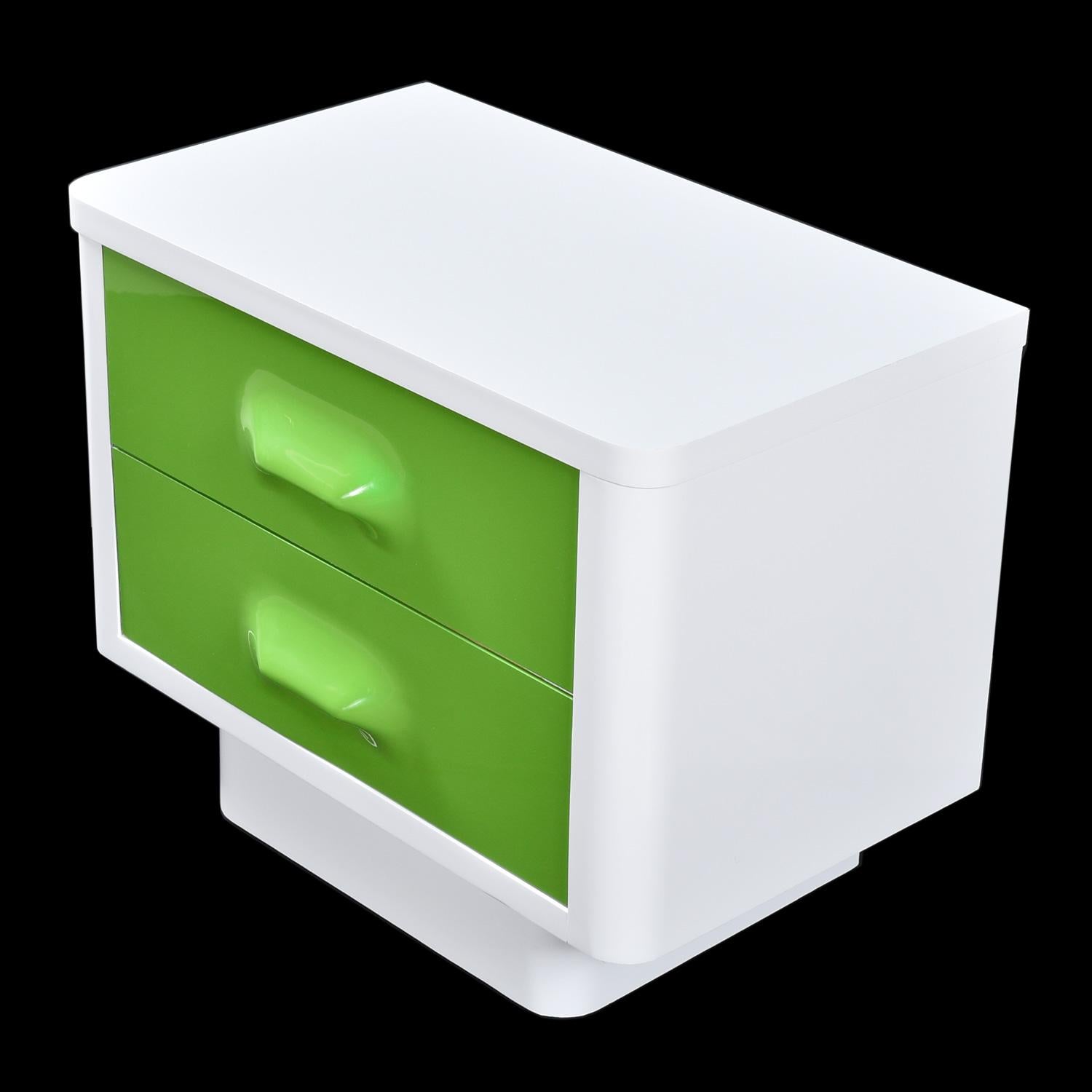 Raymond Loewy Inspired Green Chapter One Nightstand by Broyhill Premier ...