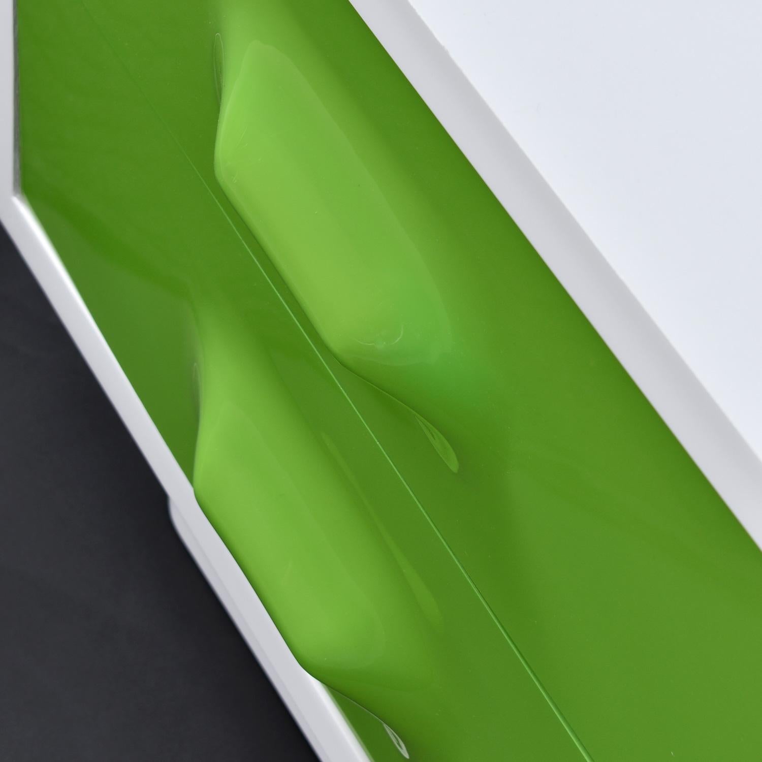 American Raymond Loewy Inspired Green Chapter One Nightstand by Broyhill Premier For Sale