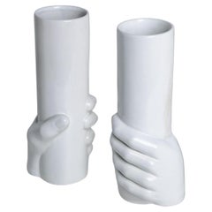 Pair of Raymor Hand Vases