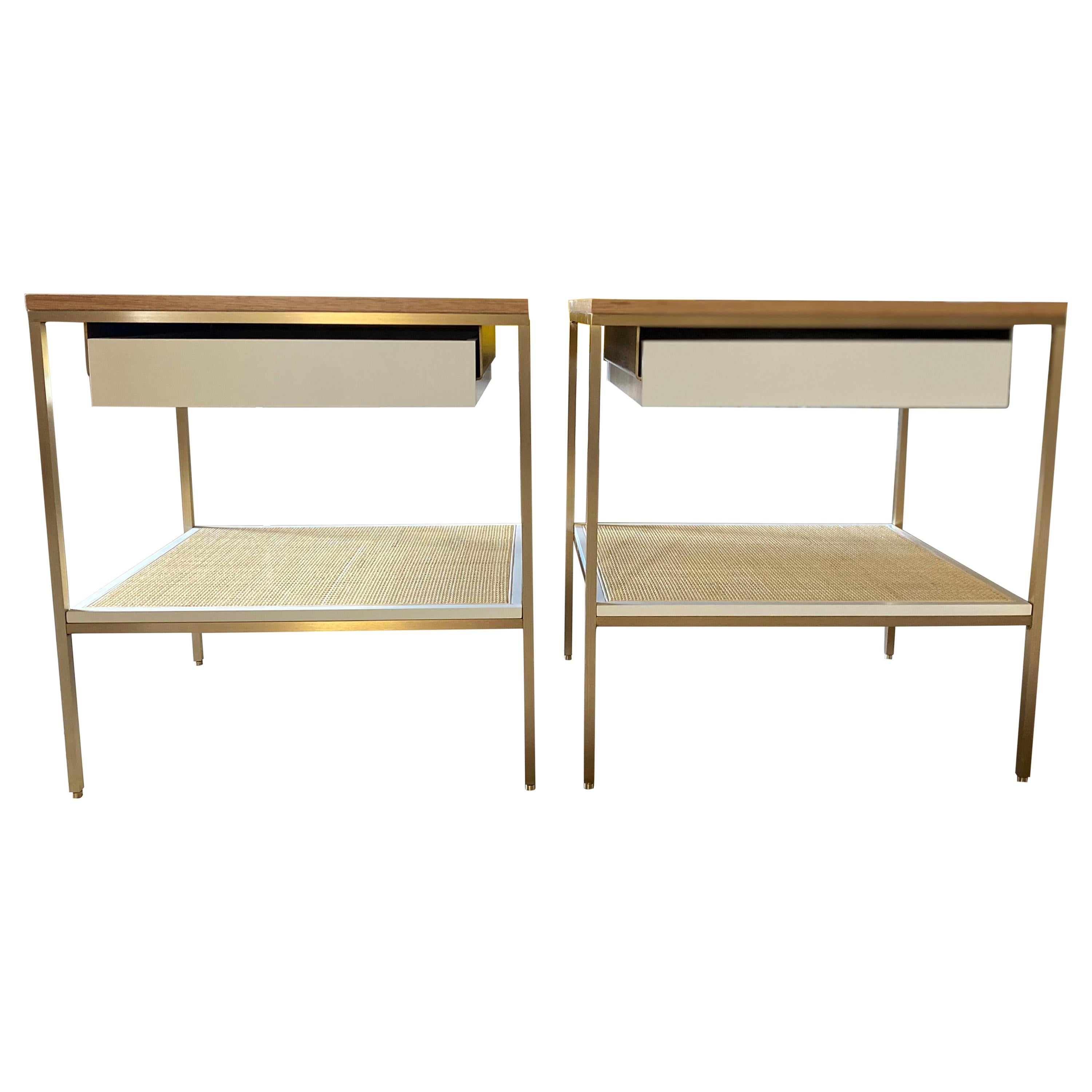 Pair of Re:392 Bedside Tables Wide