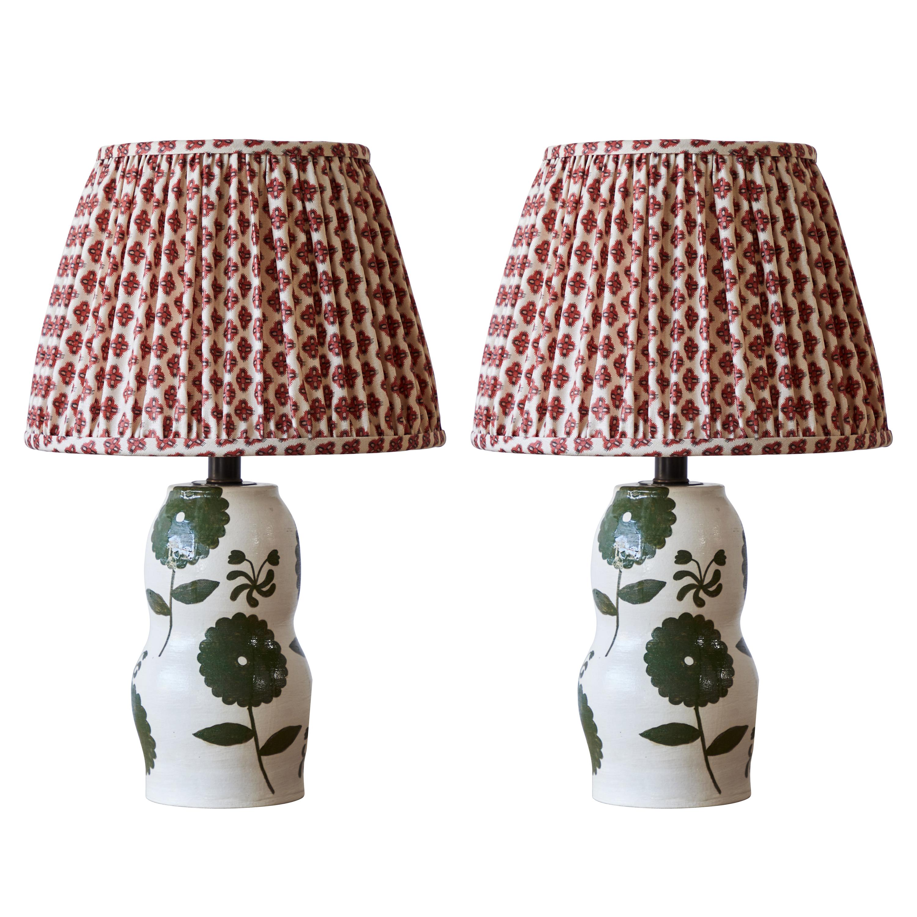 Pair of Rebekah Miles Ceramic Table Lamp