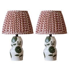 Pair of Rebekah Miles Ceramic Table Lamp
