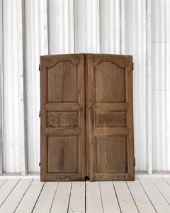 Pair of Reclaimed 19th Century French Provincial Cupboard Doors