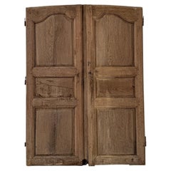 Pair of Reclaimed 19th Century French Provincial Cupboard Doors