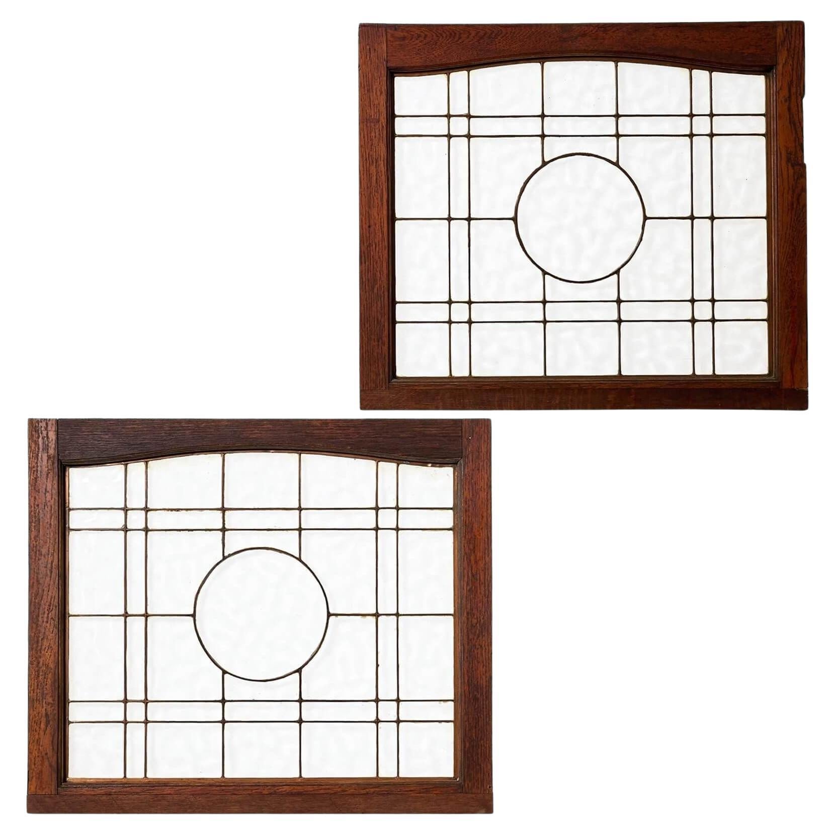 Pair of Reclaimed Copperlight Windows For Sale