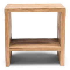 Pair of Reclaimed Elm Side Tables