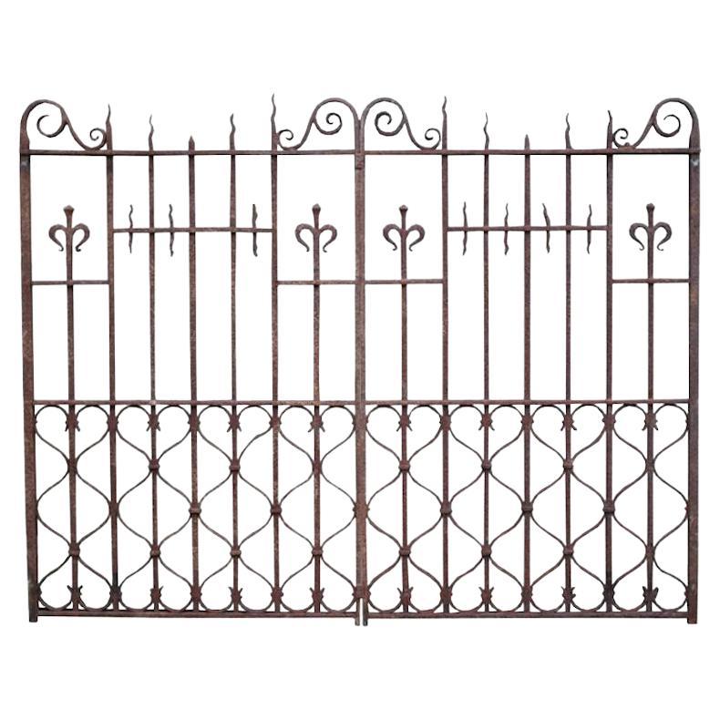 Pair of Reclaimed English Driveway Gates For Sale