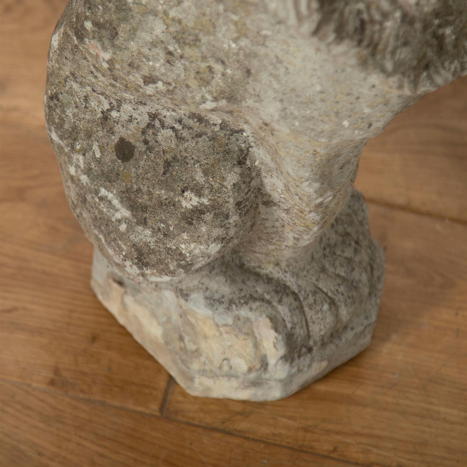 Pair of Reconstituted Stone Lions 2