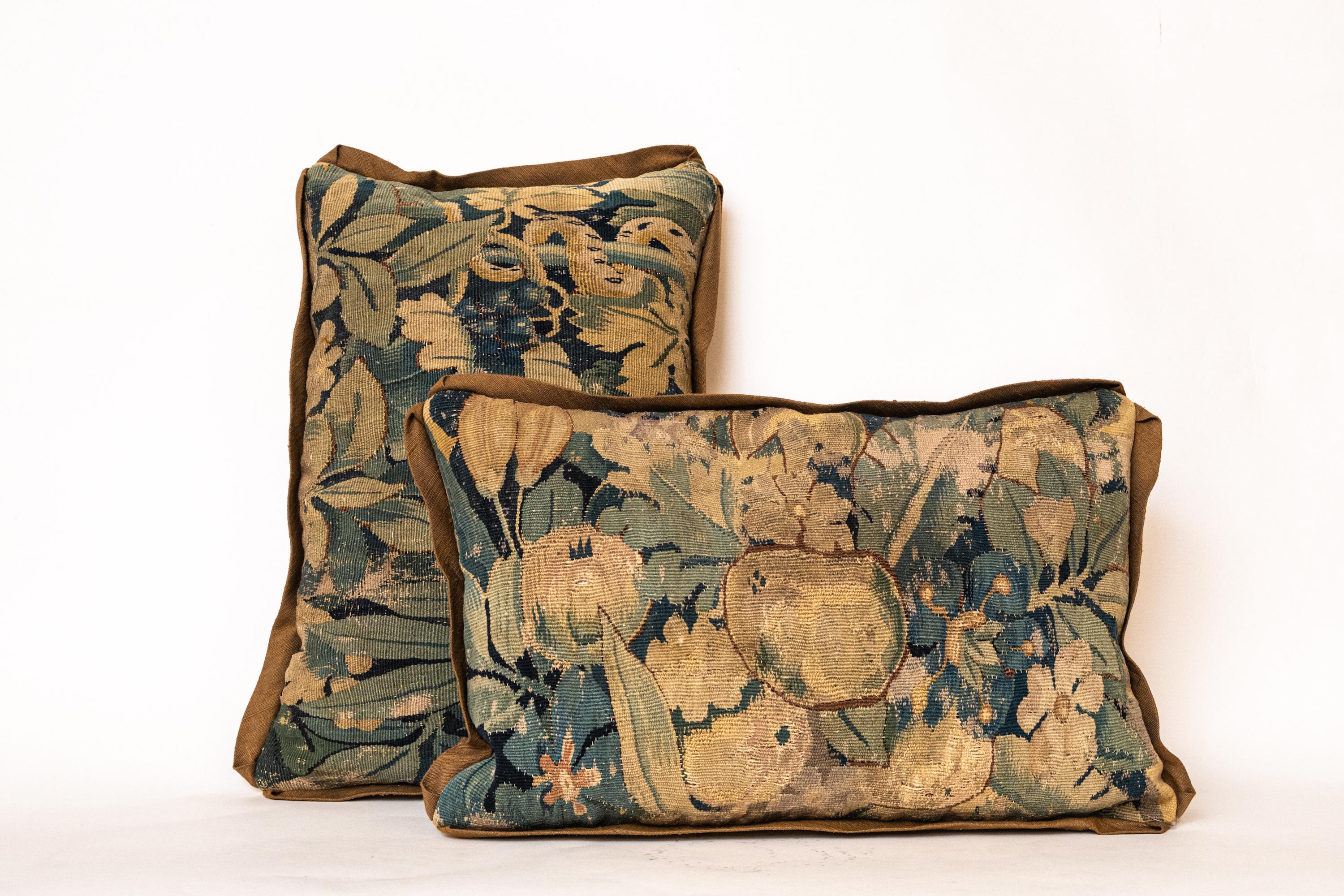 Pair of Rectangular Fortuny Tapestry Cushions by David Duncan Studio For Sale 1