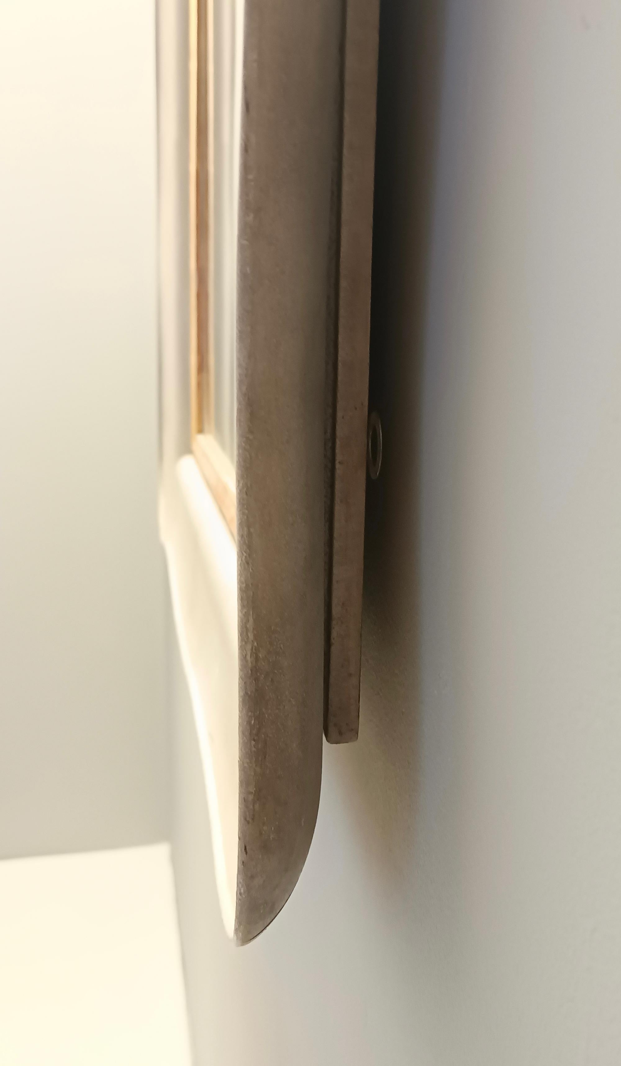 Pareja de espejos rectangulares de pared de madera lacada en marfil de Paolo Buffa, Italia en venta 3