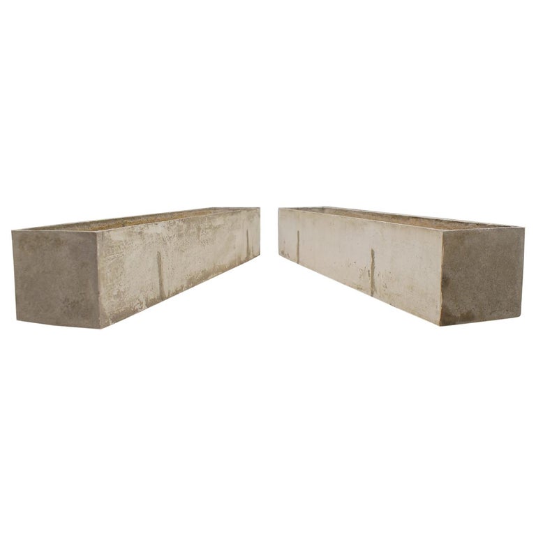 Pair of Rectangular Planter by Willy Guhl for Eternit, Switzerland, 1950s  For Sale at 1stDibs