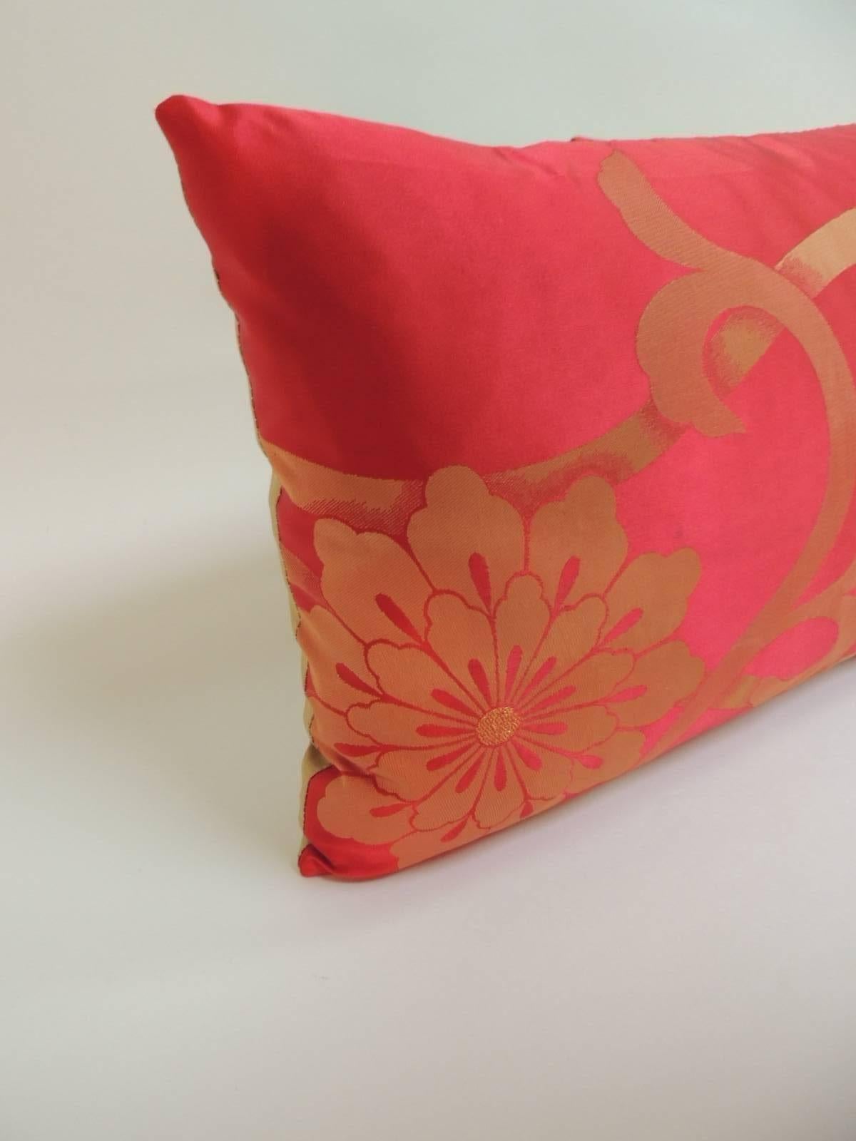 red and gold decorative pillows