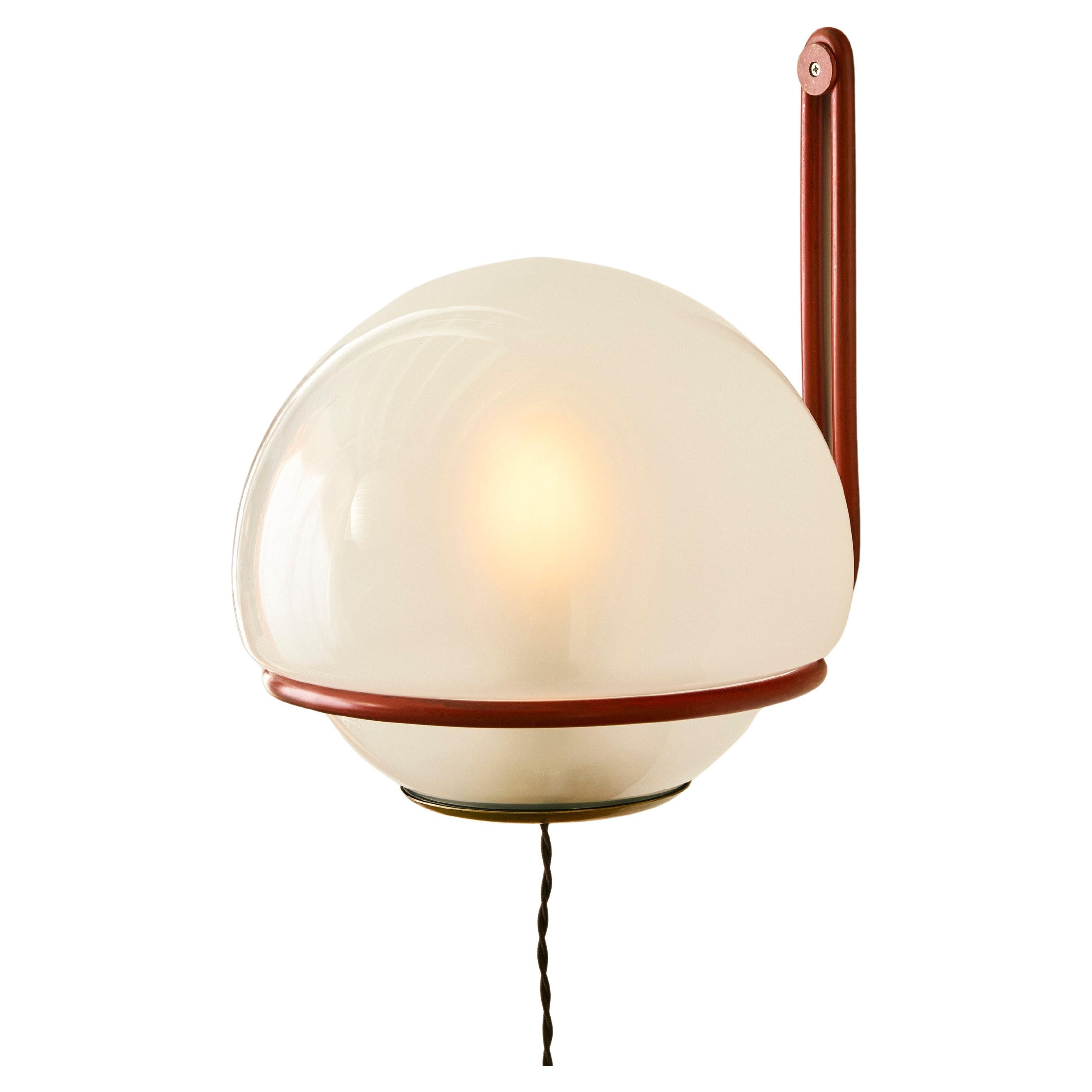 Pair of Red Basket Wall Lamps by Gino Sarfatti for Arteluce im Angebot