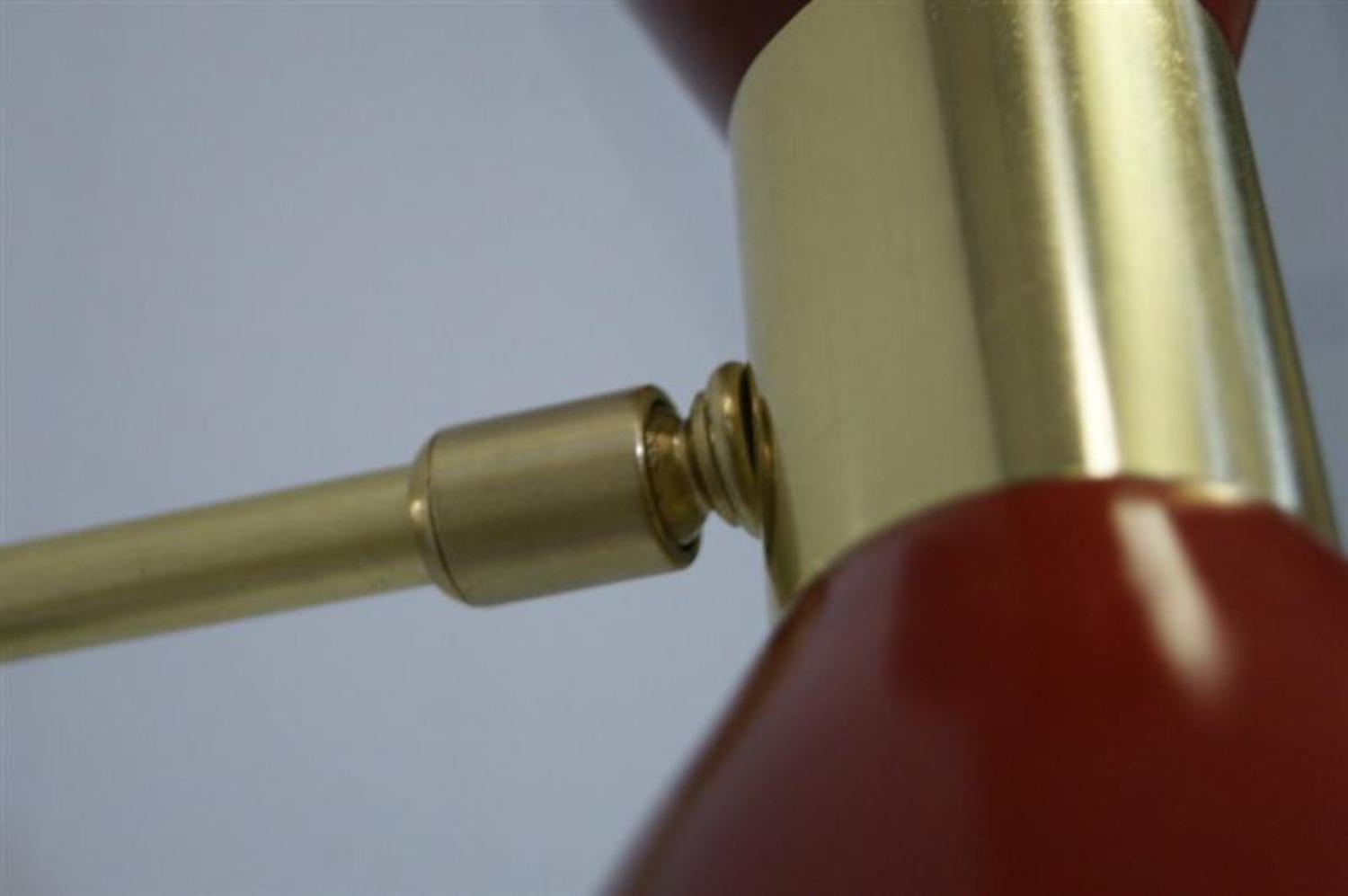 XXI secolo e contemporaneo Coppia di appliques rosse italiane in vendita