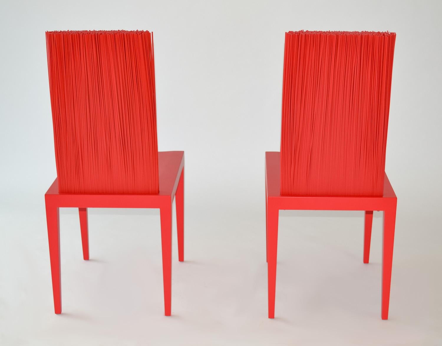 italien  Paire de chaises des Campana Brothers pour Edra, 'Jenette'.  en vente