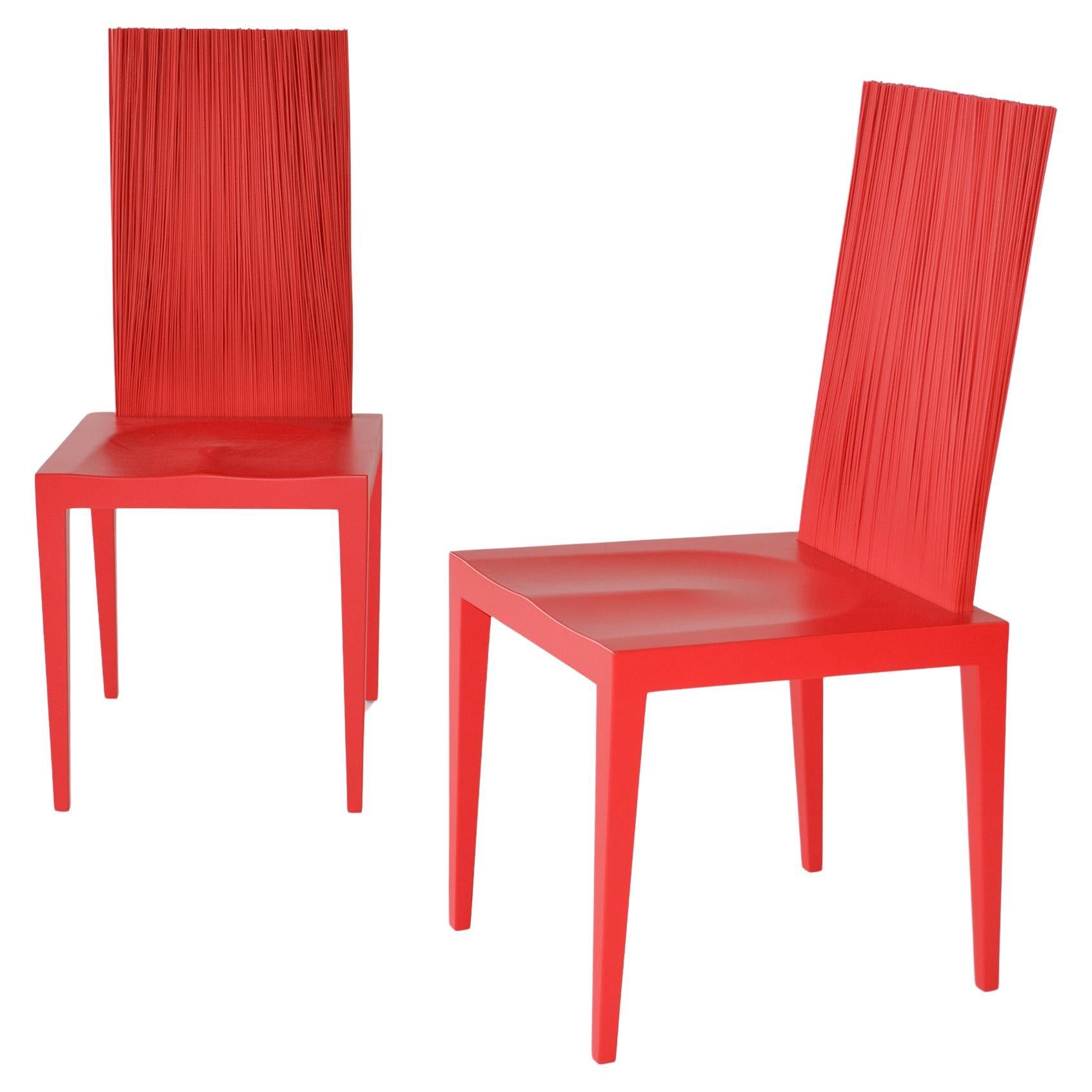  Ein Paar Stühle der Campana Brothers für Edra, 'Jenette'. 