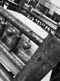 Pair of Red Lacquered Punjabi Chairs