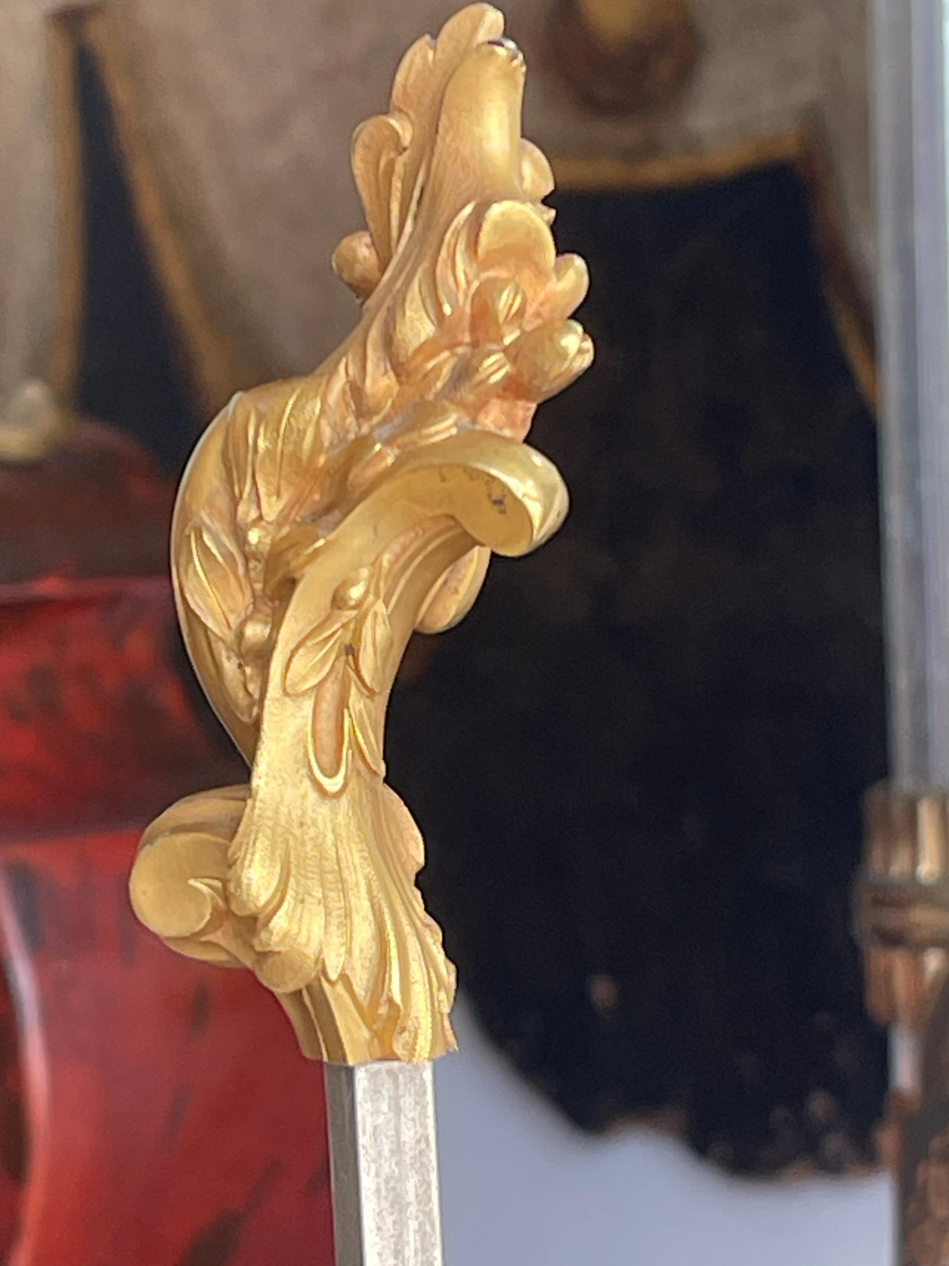 Par de  Tole Rojo, Rocaille Dore Bronce  Lámparas Bouillotte,  (1852-1870) en venta 4