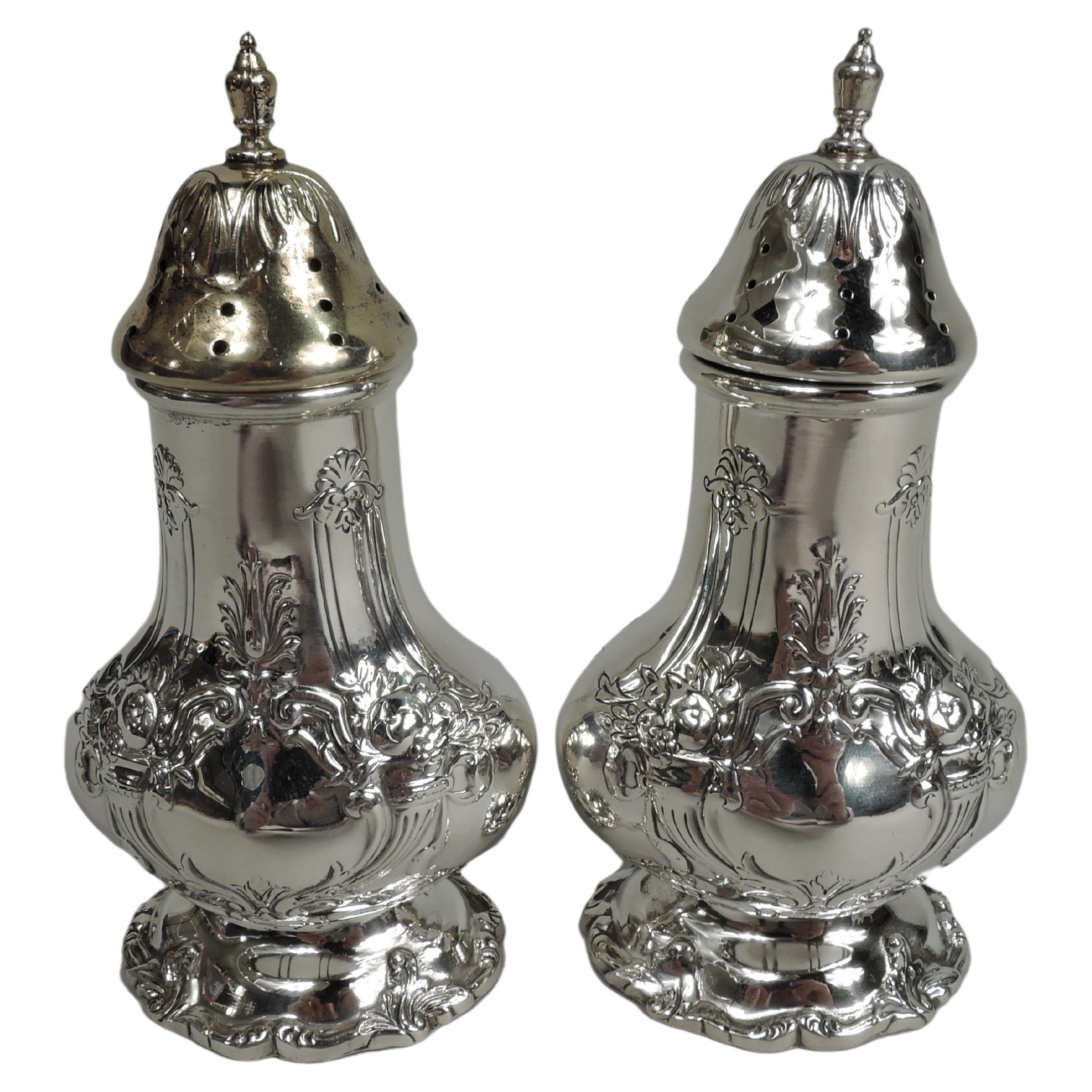 Pair of Reed & Barton Francis I Sterling Silver Salt & Pepper Shakers