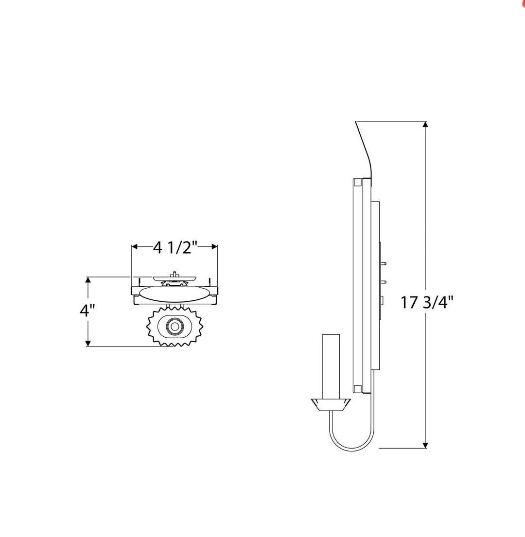 Pair of Reflector Wall Sconces in Pewter and Tin im Angebot 2
