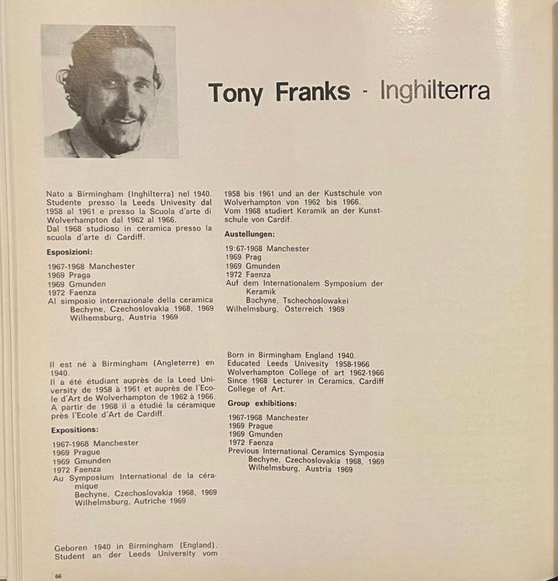 Paar feuerfeste Kunstwerke  Tony Franks zugeschrieben, England 1960 ca., zugeschrieben. im Angebot 10