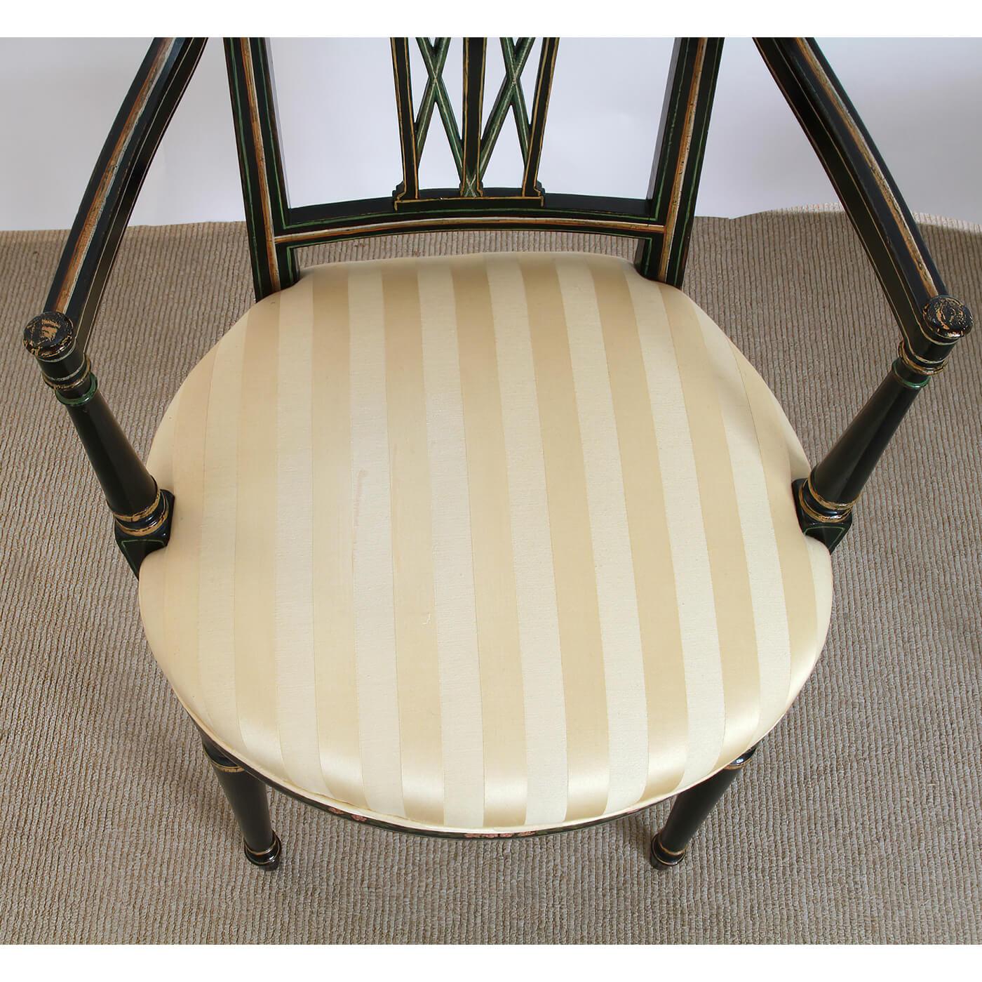 Ein Paar Regency-Sessel (Frühes 19. Jahrhundert) im Angebot