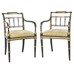 Pair of Regency Armchairs