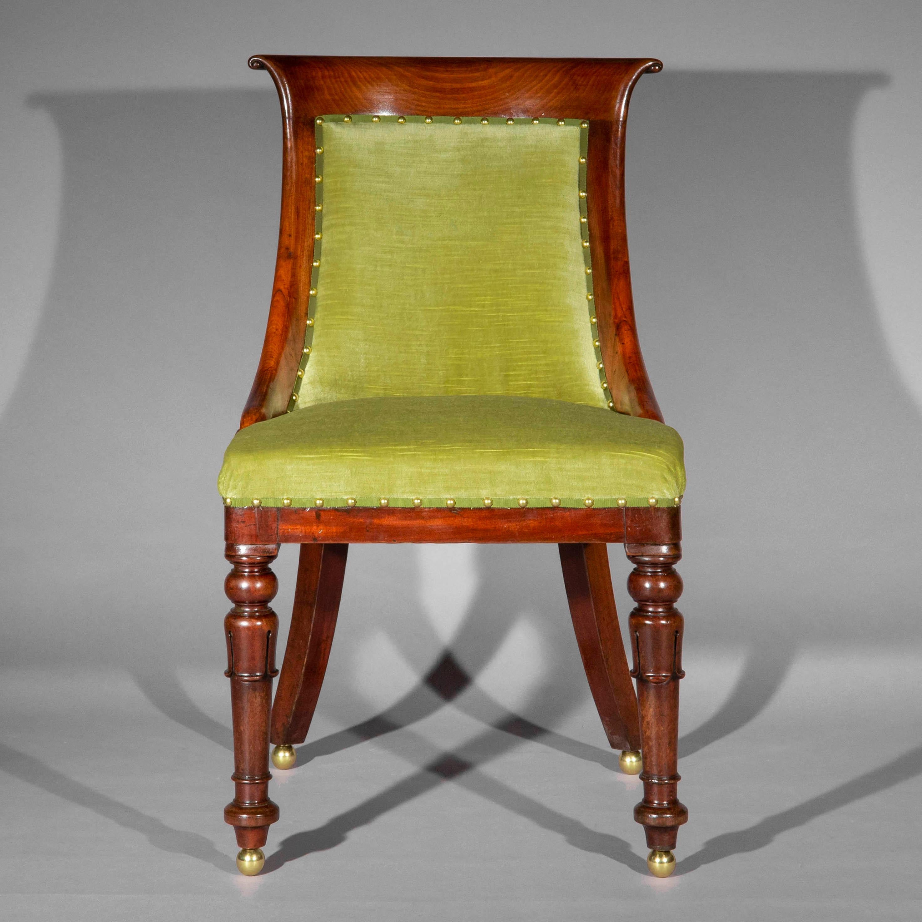 Pair of Regency Chairs For Sale 5