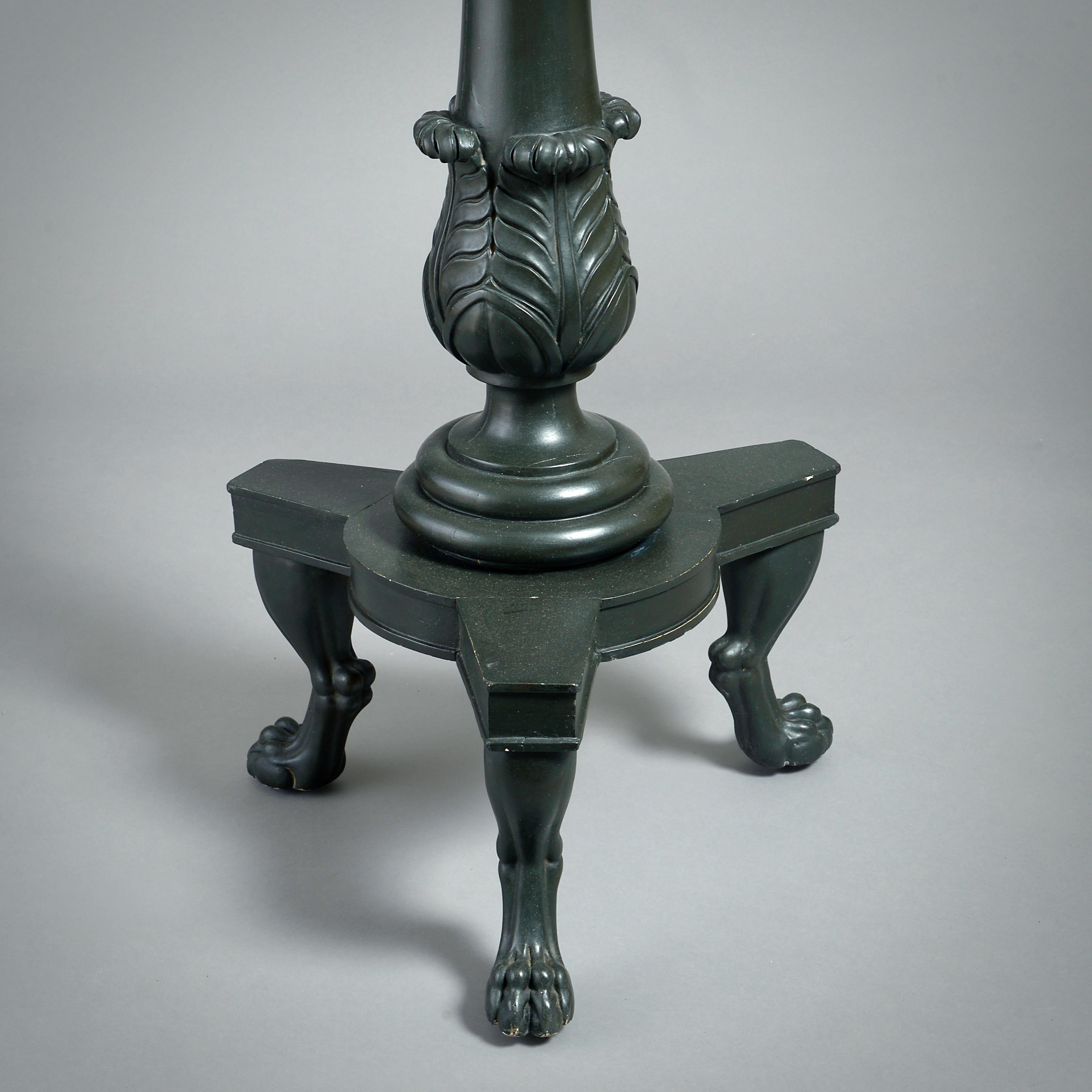 Paire de torchères Regency en bronze en vente 2
