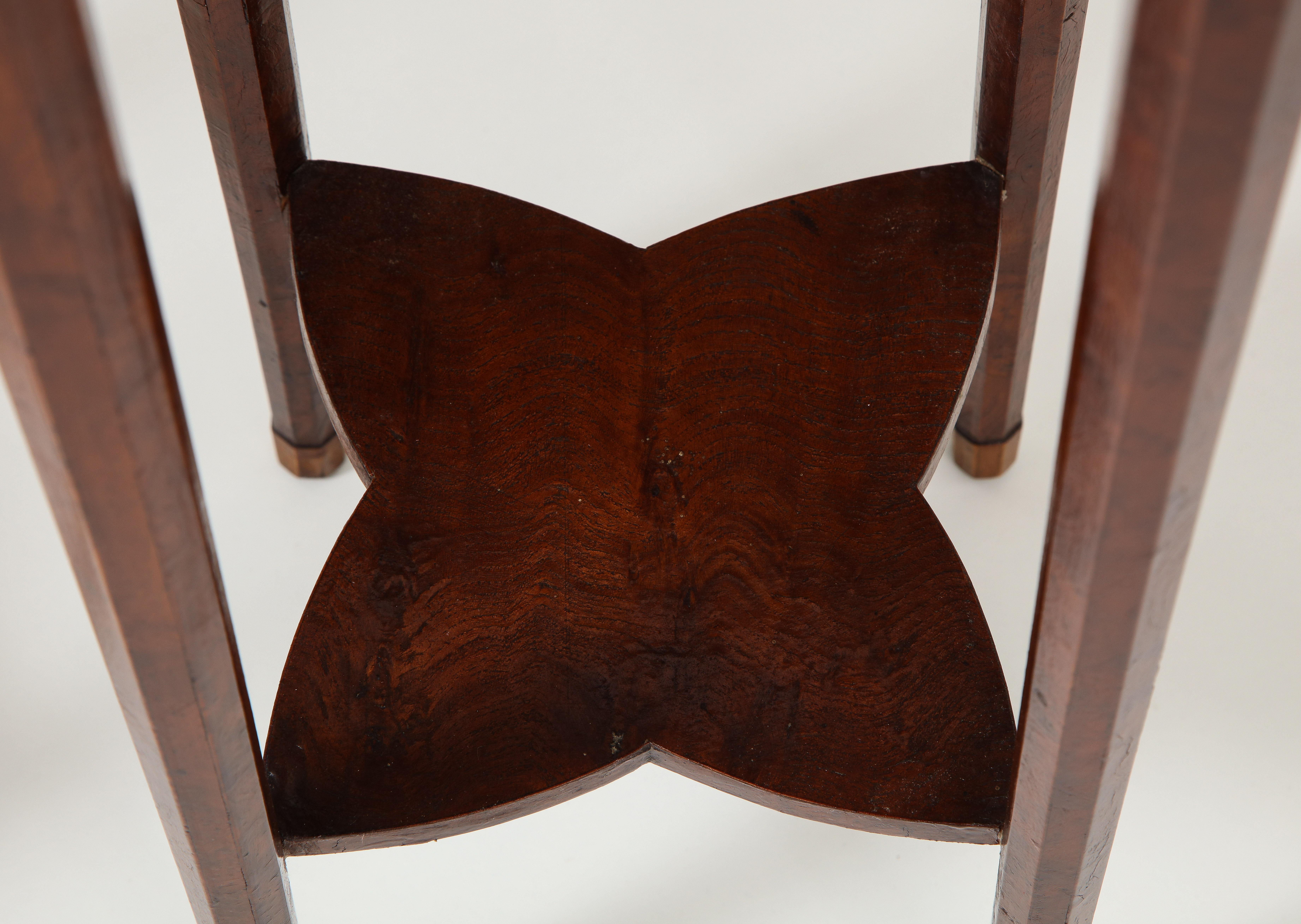 19th Century Pair of Regency Burl Walnut Occasional Tables