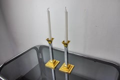Pareja de candelabros Regencia de Art3, España, 1970