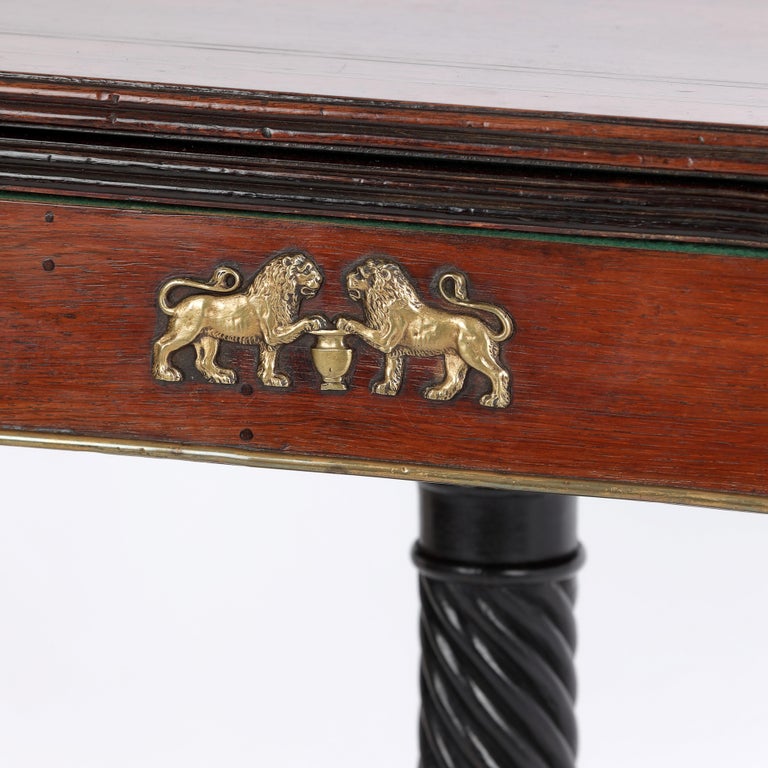 Pair of Regency Card Tables For Sale at 1stDibs