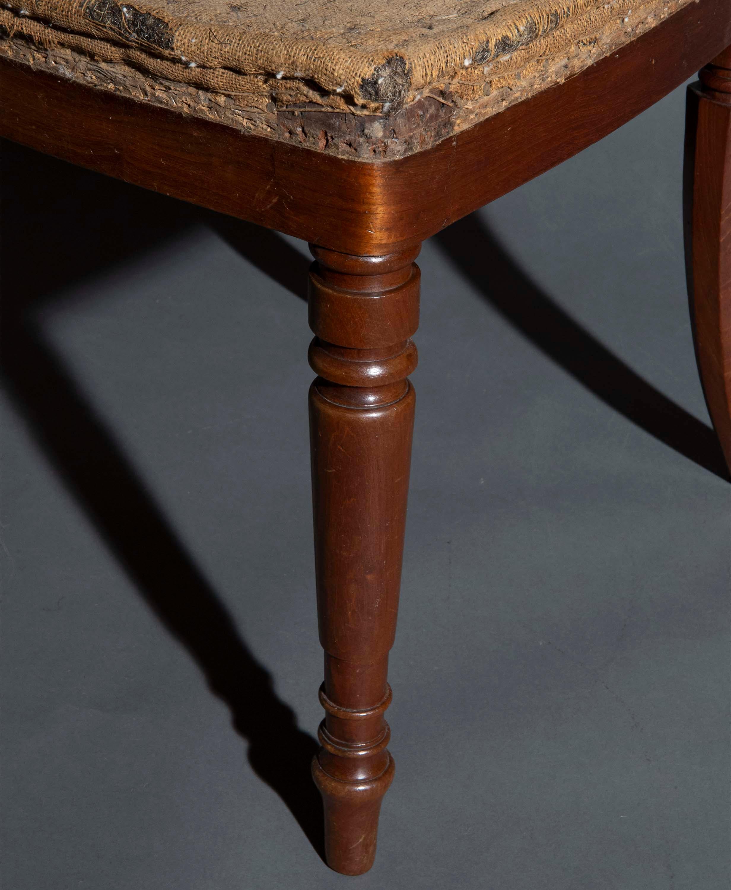 Paire de chaises Regency, attribuée à George Bullock en vente 4