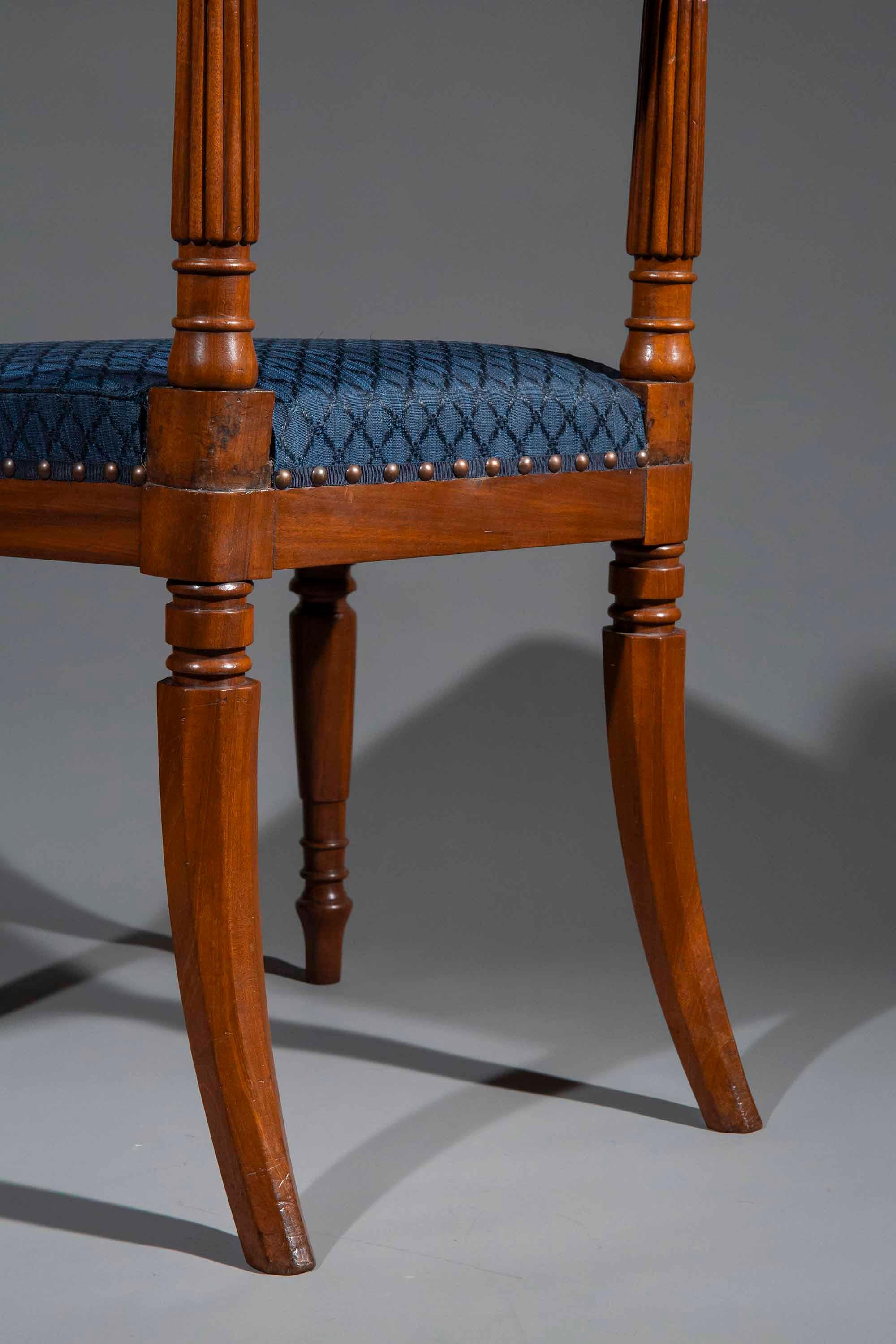 Coppia di sedie Regency, attribuite a George Bullock 2