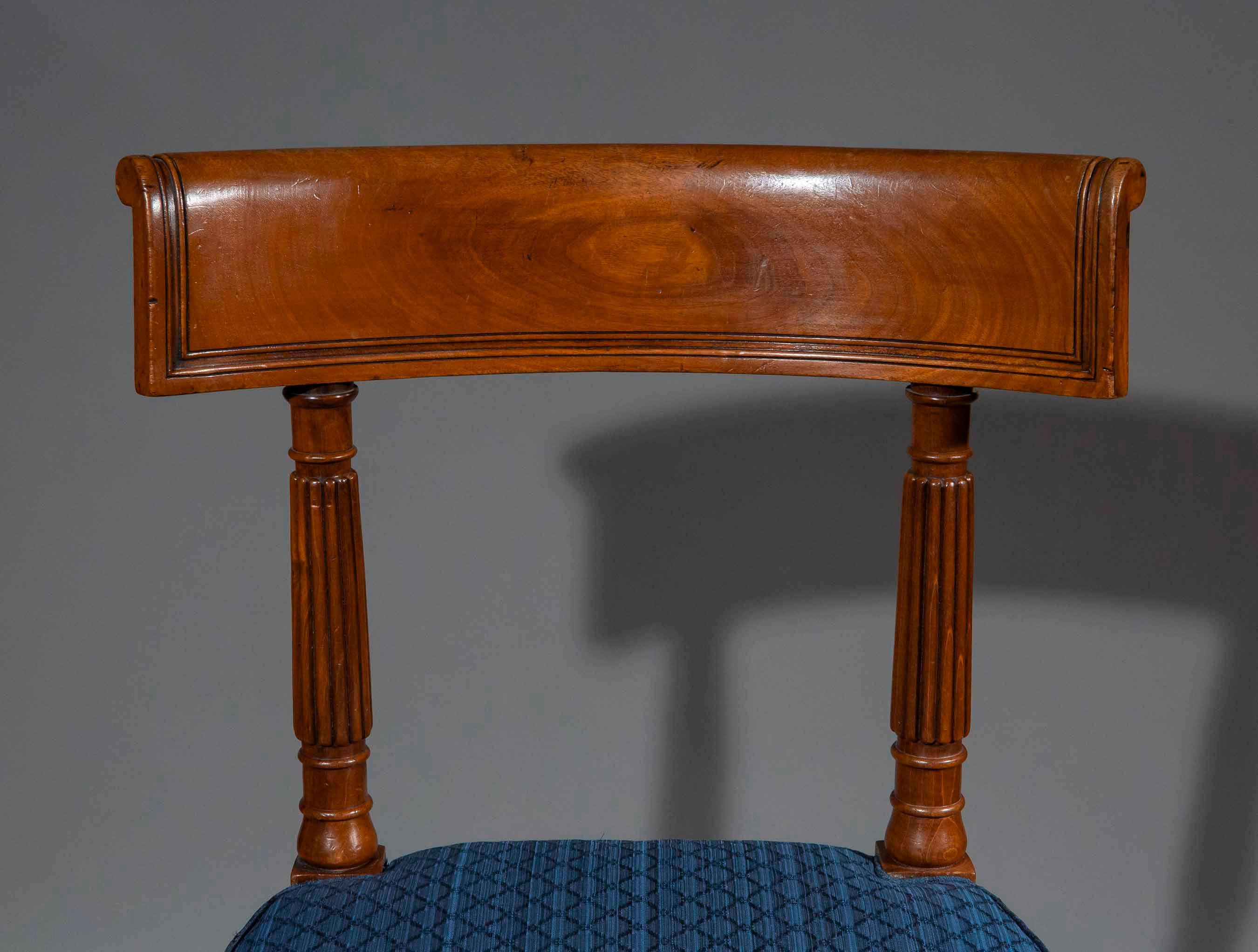 Coppia di sedie Regency, attribuite a George Bullock 3