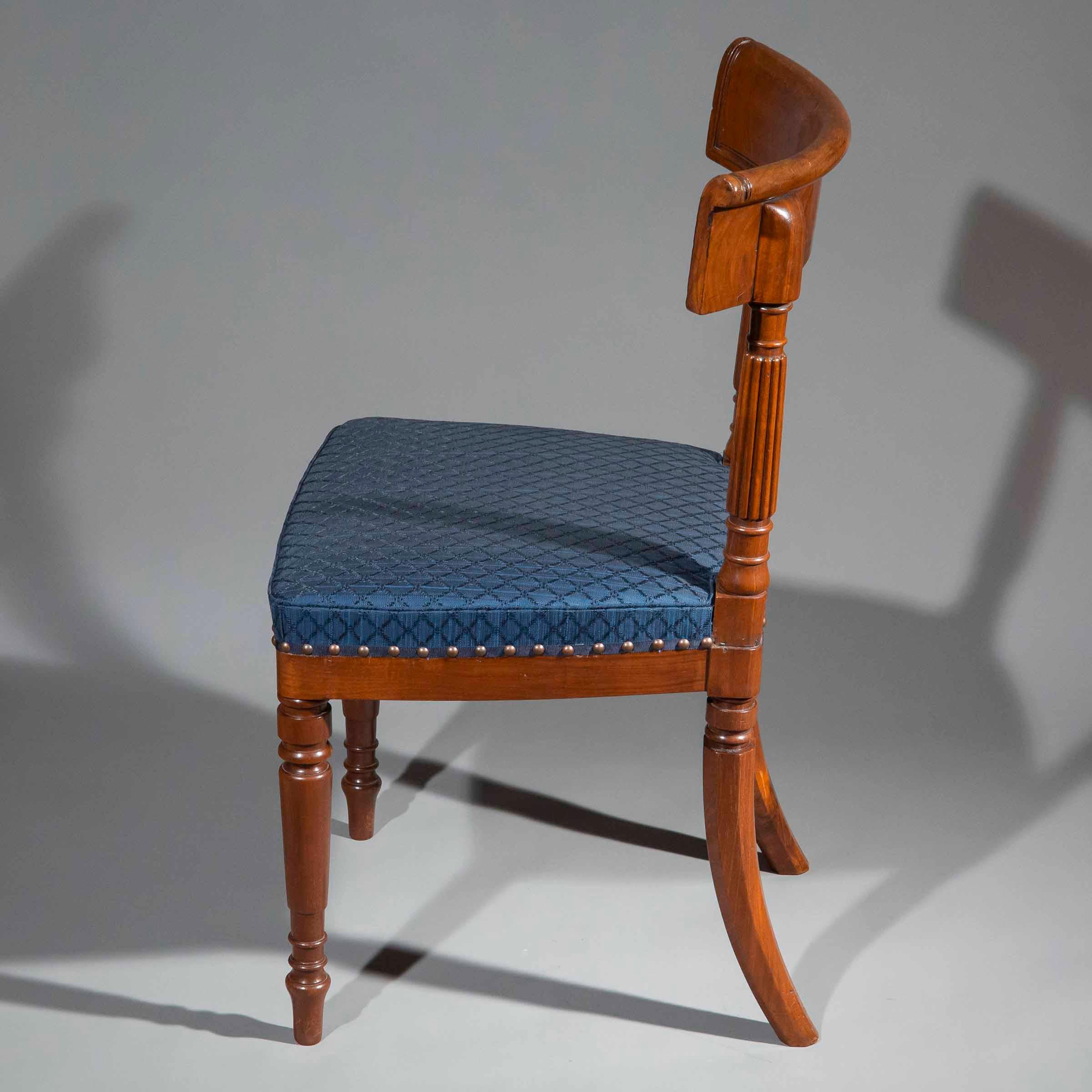 Coppia di sedie Regency, attribuite a George Bullock 8